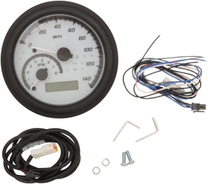 Mvx Series Analog Gauge System White, Gray