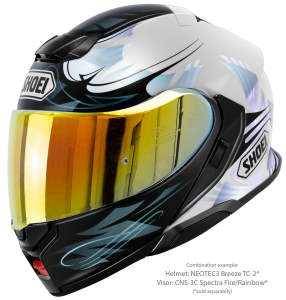 SHOEI NEOTEC3 BREEZE TC-2 felhajtható sisak, fekete/fehér, M-es méret, 3, nordicamoto.ro