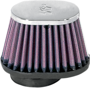 Clamp-on Air Filter Chrome, 1, nordicamoto.ro