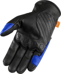 Manusi Textil/Piele Icon Contra2™ Blue S, 2, nordicamoto.ro