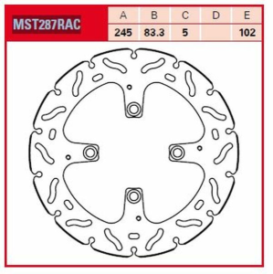 Contoured Fixed Brake Rotor