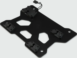 Sysbag adapterlemez, fekete, porfestett