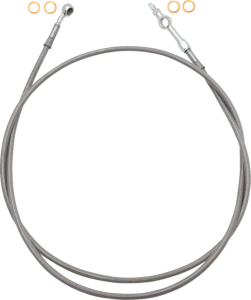 Ez Install Brake Line Stainless Steel, Clear Pvc Coating 