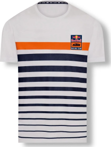 KTM STRIPE póló, fehér/kék, XS, 1, nordicamoto.ro