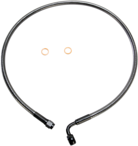 Alternate Length Designer Series Abs-specific Front Brake Line Kit Black, Black Pearl
