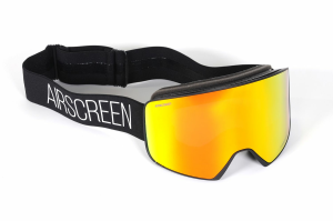 Motorkerékpáros szemüveg, NIVIS 01 Airscreen motoros szán szemüveg – Obsidian Black, nordicamoto.ro