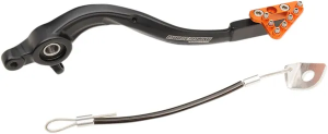 KTM 125/150/250 SXF/EXCF fékpedál, Moose Racing, narancssárga, 17–19, 1, nordicamoto.ro