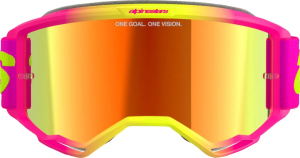 Alpinestars Vision 5 Wordmark rózsaszín/sárga szemüveg, EGY MÉRET, 4, nordicamoto.ro