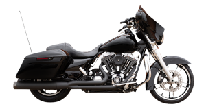 2 Into 1 Sidewinder® Complete Exhaust System Black