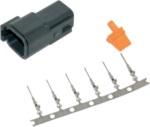 Deutsch Dtm Plug And Receptacle Kit Black, 1, nordicamoto.ro