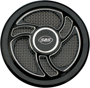 Stealth Air Cleaner Cover Black, 2, nordicamoto.ro