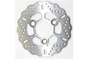 Contour Scooter Brake Rotor Silver, Stainless Steel