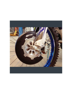 Első féktárcsa-védő a P-TECH SHERCO SE 250/SE 300 kétütemű / SE-F 250/SE-F 300 négyütemű modellekhez (2018–2024), nordicamoto.ro