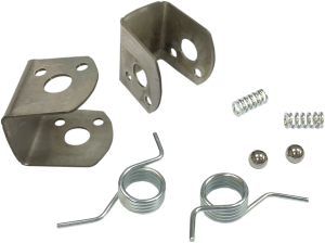 Passenger Peg Hardware Set Silver