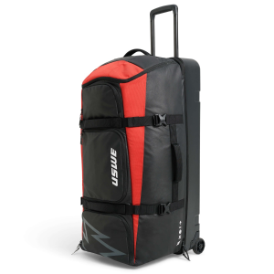 USWE Buddy 150L Athlete fekete/piros kerekes utazótáska, nordicamoto.ro
