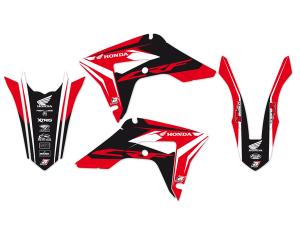 Dream 4 Graphics Kit Black, Red, White, 2, nordicamoto.ro