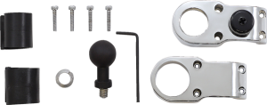 Dual Usb Port Charger With 1(r) Ball Mount Chrome