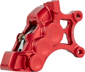 6-piston Caliper Red, Anodized
