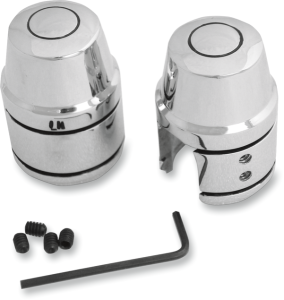Shock Bolt/stud Covers Chrome, 1, nordicamoto.ro
