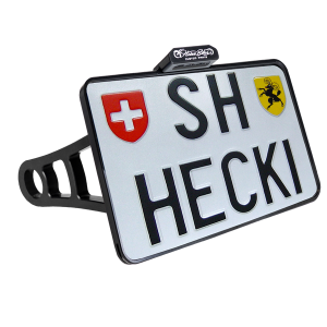 License Plate Side Mounts White, 5, nordicamoto.ro