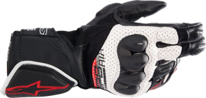 Motorkerékpáros alsóruha, Alpinestars Sp-8 V3 Air kesztyű, fekete/fehér/fluo piros, nordicamoto.ro