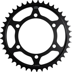 JT SPROCKETS Acél hátsó lánckerék, fekete 