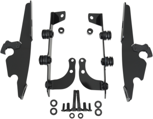 Fats/slim Windshield Trigger-lock Complete Mount Kit Black, 1, nordicamoto.ro