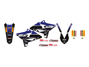 Blackbird Racing Replica Team Yamaha 2019/2020 Graphics Kit Black, Blue