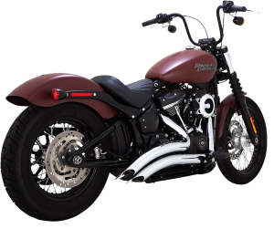 Big Radius Exhaust System Chrome, Mild Steel, 1, nordicamoto.ro