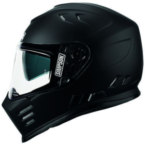 Simpson Venom matt fekete sisak, XS, 2, nordicamoto.ro