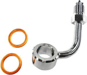 Trike Upper Brake Line Adapter Chrome, Sterling Chromite® Ii, 1, nordicamoto.ro