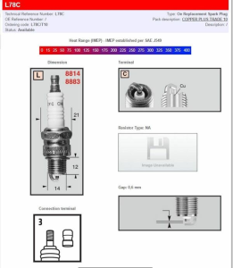 Champion Spark Plugs / Standard And Resistor Types, 1, nordicamoto.ro