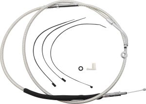 High-efficiency Polished Stainless Clutch Cable Silver, 2, nordicamoto.ro