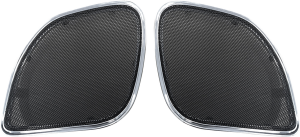 Replacment Speaker Grills Black, Chrome