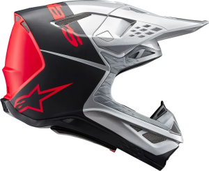 Alpinestars Supertech M10 sisak, fluoreszkáló narancssárga színben, L-es méretben, 2, nordicamoto.ro