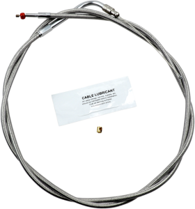 Stainless Steel Throttle/idle Cable Silver +254 mm (10''), 2, nordicamoto.ro