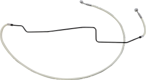 Braided Front Brake Line Chrome, Sterling Chromite® Ii Oversize [+51 mm (2'')], 5, nordicamoto.ro