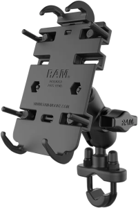 Quick Grip telefon tartó U-alakú rögzítőalappal, fekete , nordicamoto.ro