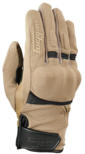 Textil motoros kesztyű, Furygan Jet négyévszakos D3O textil kesztyű, homokszínű/fekete, nordicamoto.ro