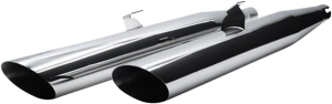 Bomber Slip-on Mufflers Polished, 2, nordicamoto.ro