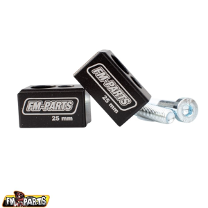 Inaltatoare Ghidon Fm-Parts KTM / HSQ / Gas Gas 25'mm Negru, 2, nordicamoto.ro