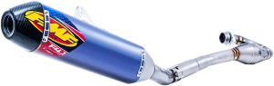 Factory 4.1 Rct Exhaust System Anodized, Blue
