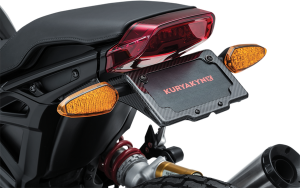Carbon Fiber License Plate Mount Black, 2, nordicamoto.ro