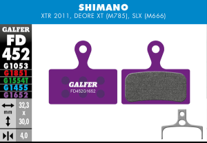 G1652 E-bike Brake Pads, 1, nordicamoto.ro
