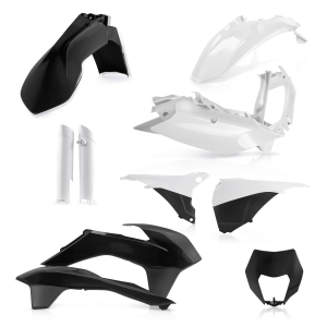 Acerbis teljes műanyag készlet a KTM EXC/EXC-F 14'-15' modellekhez, fekete, 2, nordicamoto.ro