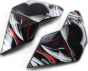 Placi laterale casca Icon Airflite™ Black/Red/White One size fits all, 1, nordicamoto.ro