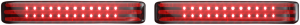 Probeam® Bagz Led Saddle Bag Lights Chrome, 2, nordicamoto.ro