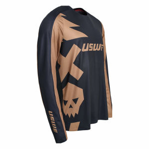 USWE KALK TOTEM OFF-ROAD HOSSZÚ UJJÚ PÓLÓ Fekete/Bronz S, 2, nordicamoto.ro
