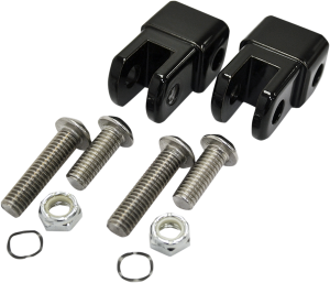 Early-style Footpeg Mount Adapters Black, 2, nordicamoto.ro