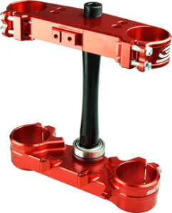 Triple Clamp Red